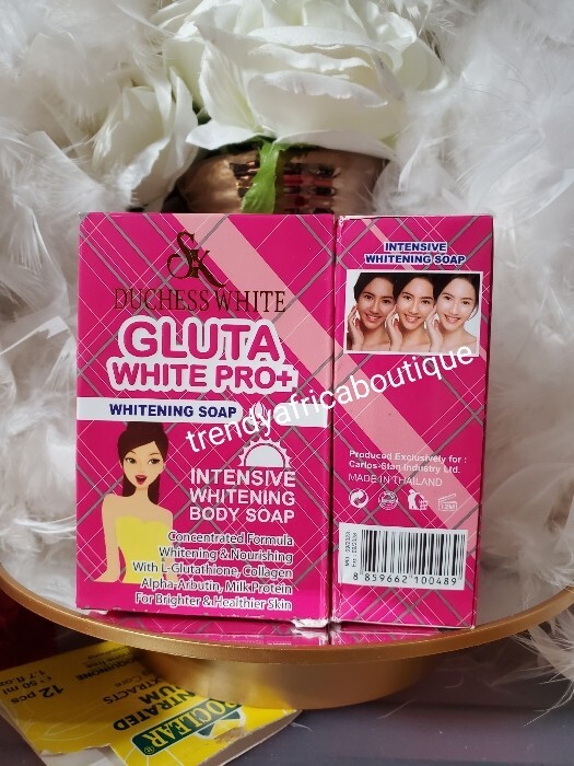 X 1 Duchess White. Gluta White Pro+ Soap. BODY ONLY. 150g . Price Is For One