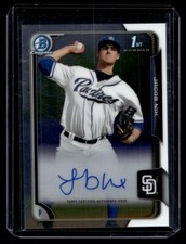 2015 Bowman Draft Jacob Nix Chrome Draft Pick Autographs