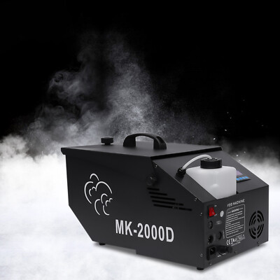 DMX512 Bodennebelmaschine Fogger Bühnenlicht Rauch vertikal Fernbedienung 1200W!