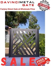 Contemporary modern metal gate, Modern Metal Gate, Custom size Art Pedestrian