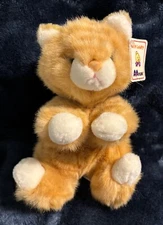 13 in Aurora A&A Plush Orange Tabby Tangerine  Kitty  Cat Striped Plush
