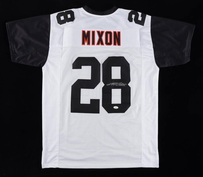 Joe Mixon Signed Cincinnati Bengals Home Jersey (JSA) 3x1,000 Yard Rusher / RB
