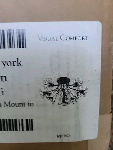 Visual Comfort KS 4311G - Kate Spade Keaton 6 Light Flush Mount Ceiling Light  - Picture 17 of 18