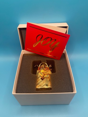 Danbury Mint 2006 Annual 23K Gold plated Ornament "Gift Bag." - Picture 5 of 6