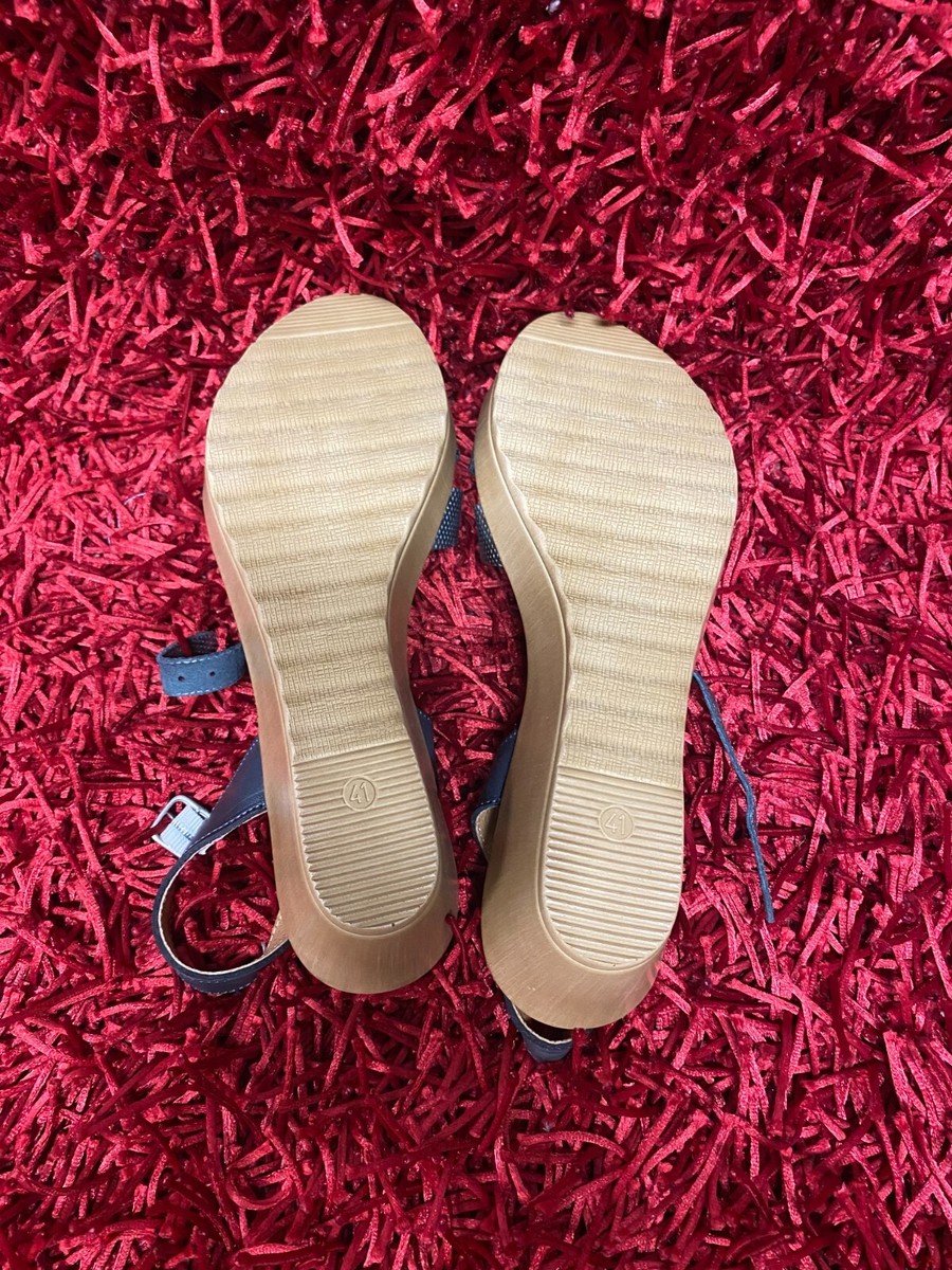 Sandales à Talon Eva Frutos – Femme Taille 41 – Noir Cuir – Neuf