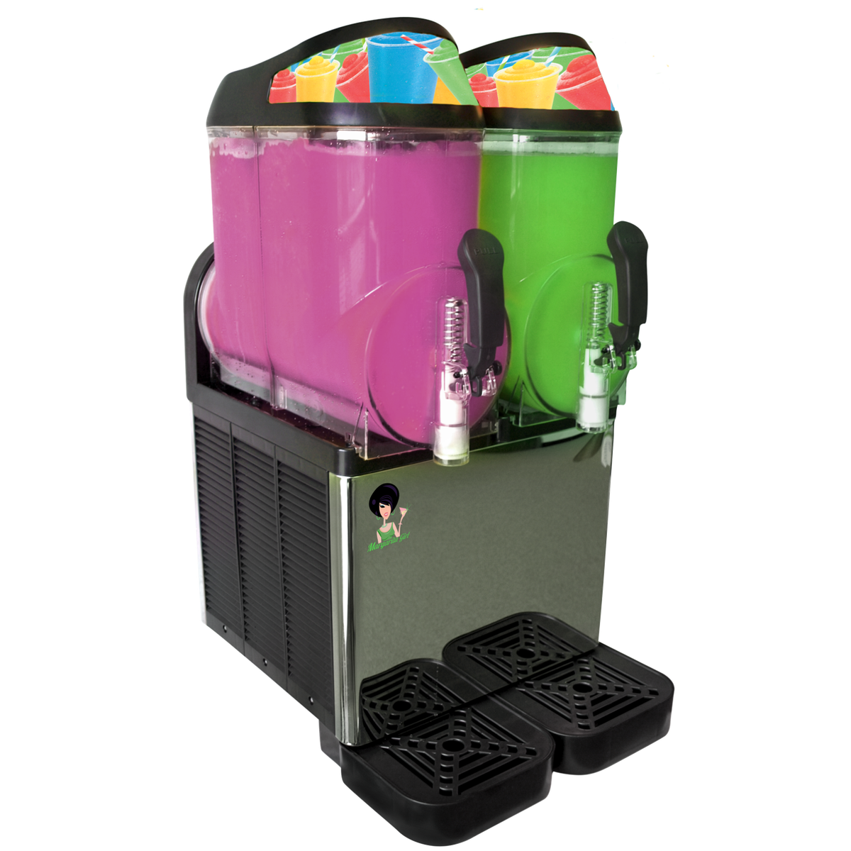 NEW Margarita Girl Double-Bowl Full Size Margarita Slush Frozen