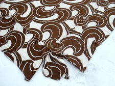 (ex Bettüberwurf) für Gardinen Textil Panton Ära Vorhang Stoff 70er Jahre Op Art