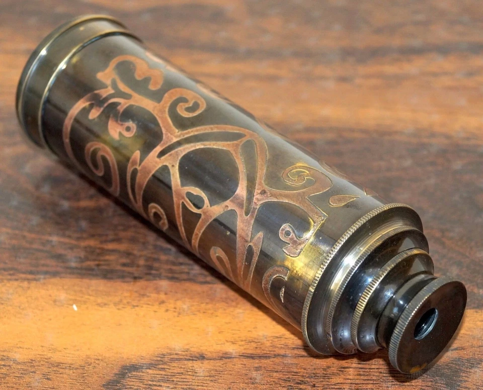 15" Nautical Brass Spyglass Dollond London Marine Old Antique Telescope Maritime - Image 3 of 4