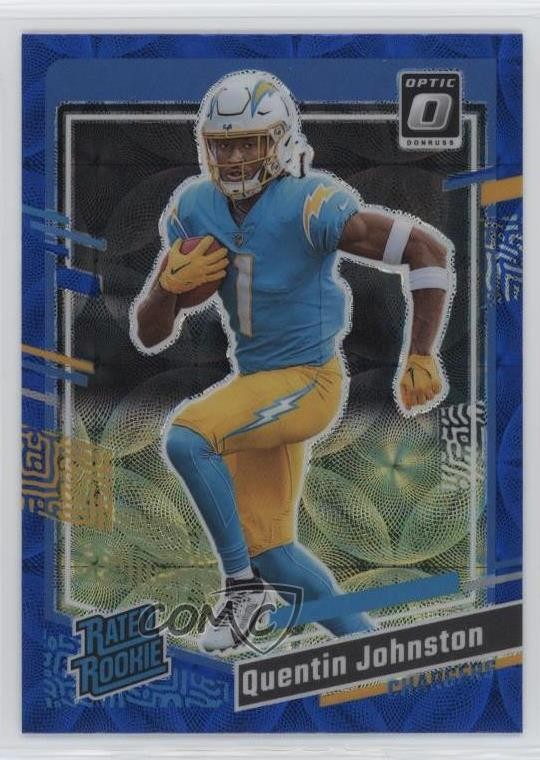 2023 Donruss Optic Preview Blue Scope Prizm Quentin Johnston #353 Rookie RC 0n64