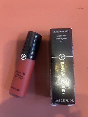 Giorgio Armani Beauty Luminous Silk Cheek Tint Blush - In 41 Flaming Red NIB