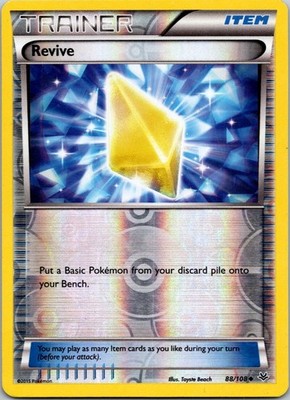 Revive 88/108 Reverse Holo Pokémon 2015 XY Roaring Skies - LP-