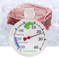 Fridge Freezer Thermometer Kitchen Refrigerator Temperature Checker Hook On