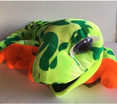 Toy Factory Giant Jumbo Plush Green Gecko Lizard Stuffed Animal 42 