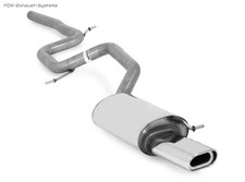  Racinganlage (mit Soundrohr) Skoda Octavia RS 1Z 135x80mm flachoval