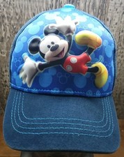 Disney 3D Mickey Mouse Boys Youth Adjustable Snapback Baseball Hat Cap One Size