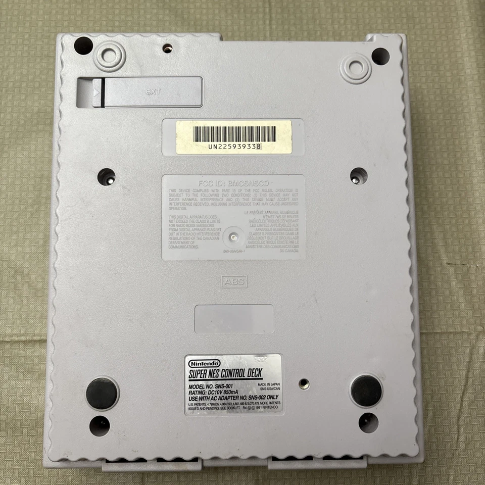 Super Nintendo Entertainment System/Tested Super Rare Original Box No Game Inc - Image 3 of 4