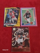 quinshon judkins lot. Gold ice prizm, pink prizm optic, donruss rr's retro