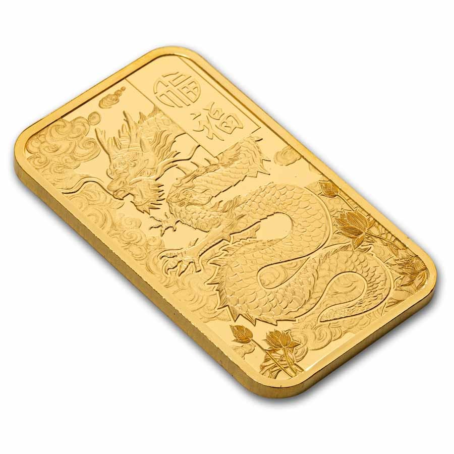 2025 1 oz Gold Bar – PAMP Good Luck Yellow Dragon (Assay) | eBay