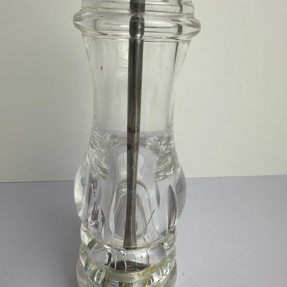 Molinillo Ajustable Transparente Peugeot Salero Roca Pimienta Grano Acrílico Foto 3 de 4