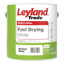 Leyland Trade Fast Drying Gloss Brilliant White 2.5 L