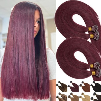 Balayage Nano Ring Tip 100% Human Real Hair Extensions Micro Loop Beads 150g US