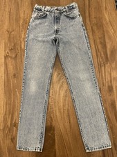 Vintage Orange Tab Levi  s 705 Acid Wash Jeans USA Made 1980s Size 28x31
