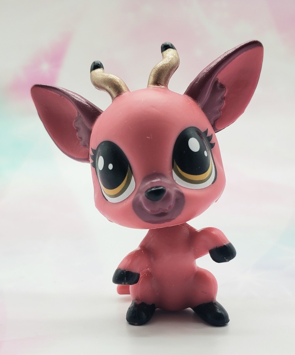 Littlest Pet Shop Authentic # 302 Keya Bongo Pink Purple Gazelle