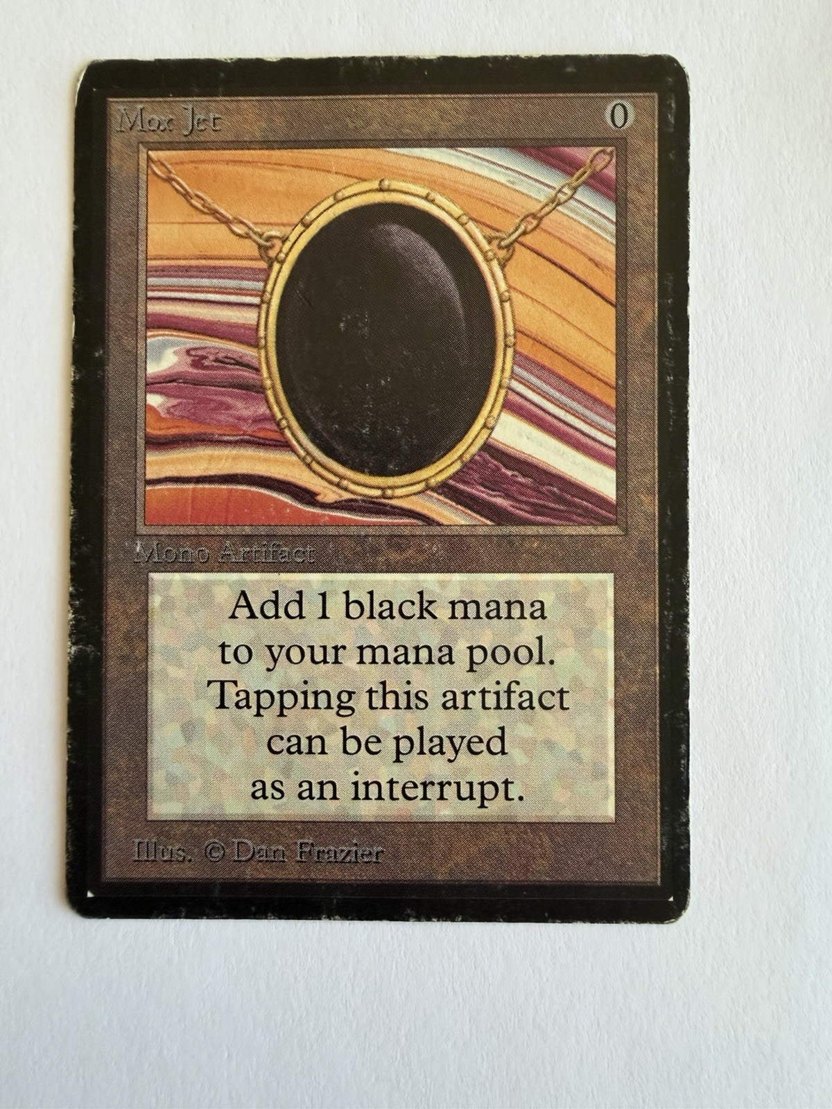 Magic The Gathering Mox Jet Beta Card MTG