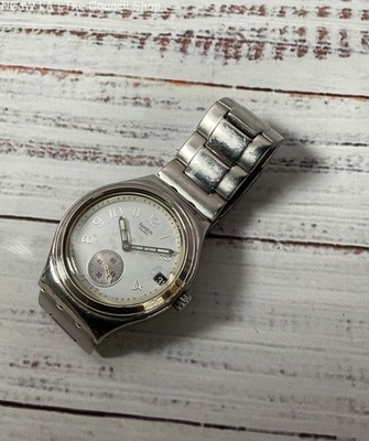 SWATCH Irony Stainless Steel Swiss Made one Jewel Watch