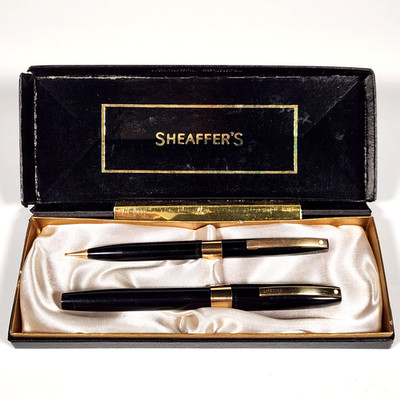 Sheaffer Imperial 万年筆 14K White Dot USA Vtg Sheaffer Imperial Lifetime White Dot Fountaint Pen M 14K Nib