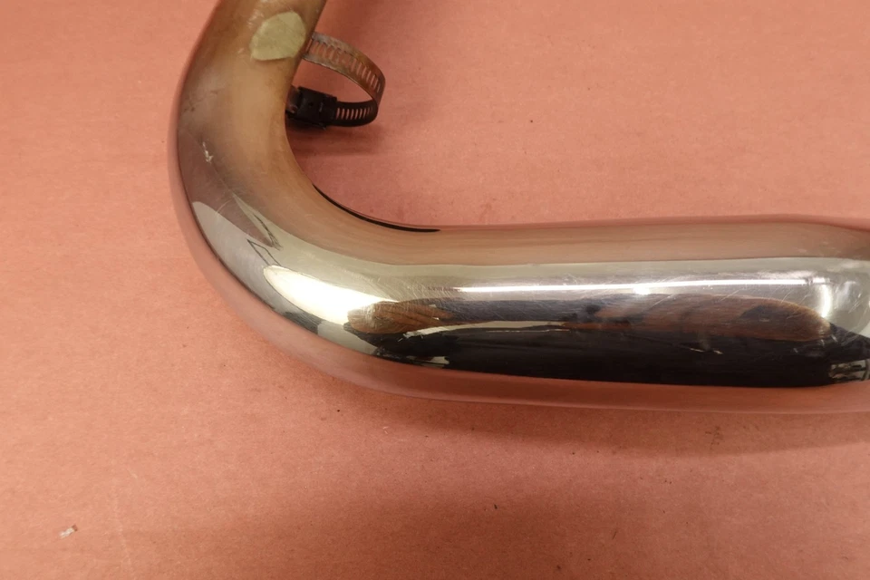 01-06 Harley Davidson Electra Glide FLHTCUI ESCAPE CROMO PROTECTOR TÉRMICO CUBIERTA Foto 3 de 4