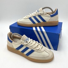 Adidas Originals Handball Spezial Cream White Blue - Size UK 7.5 - JS3865
