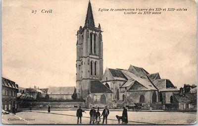 60 CREIL old postcard /REF -VP2238