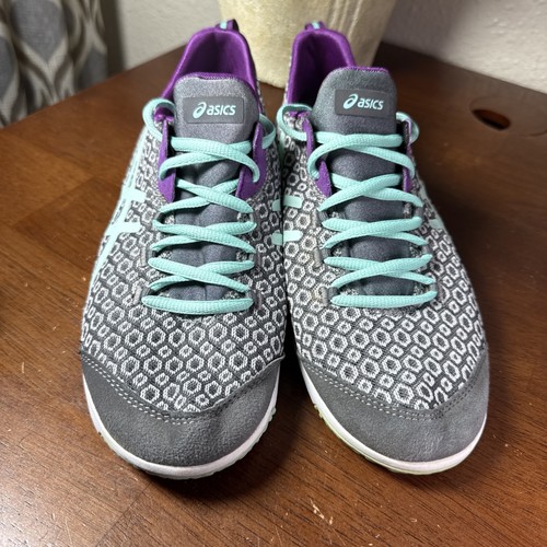 Scarpe da corsa Asics MetroLyte Q481N viola grigio sneakers leggere taglia 9,5 - Foto 2 di 13