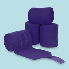 4 Pieces Polo Wraps Rolled Equestrian Gear Plain