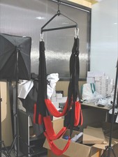 BDSM Adjustable 360 Spinning Sex Swing Love Position Aid Sling Swivel Couples