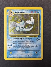 Vaporeon 12/64 Jungle Holo Pokemon MJ on eBay