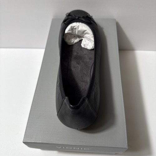 Vionic Minna Orthopedic Ballet Flat Shoes Comfort Supportive Black Size 8 - Picture 6 of 14