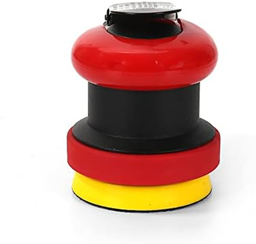 Commercial 3 Inch Finishing Palm Pneumatic Sander Tool,3", 3/32”Mini DA Air Sand