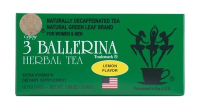 3 Ballerina Herbal Detox Tea- Lemon Flavor