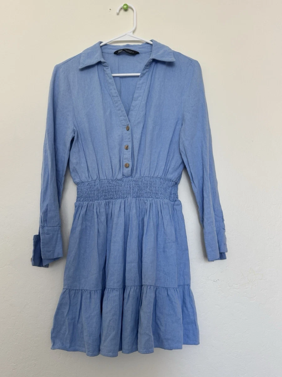 Zara Linen Short Dresses for Women for sale | eBay