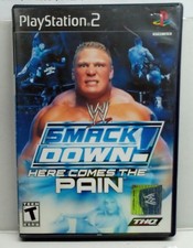 WWE SmackDown Here Comes the Pain PlayStation 2, 2003 Complete Tested Working