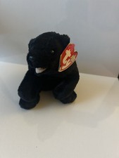 Ty Beanie Baby Cinders The Bear 6th Generation Hang Tag 2000