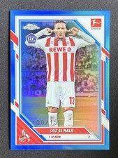 Said El Mala 2025-26 Topps Chrome Bundesliga Blue Refractor Base RC /150 #50