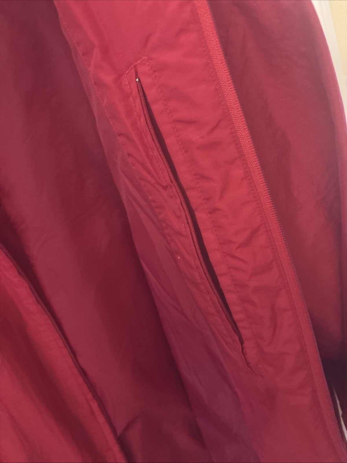 Weatherproof Budweiser Red Full Zip Windbreaker  … - image 5