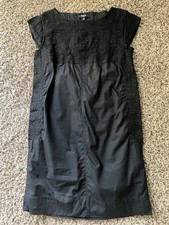 Madewell Mercado Shift Dress In Black Size XXS 