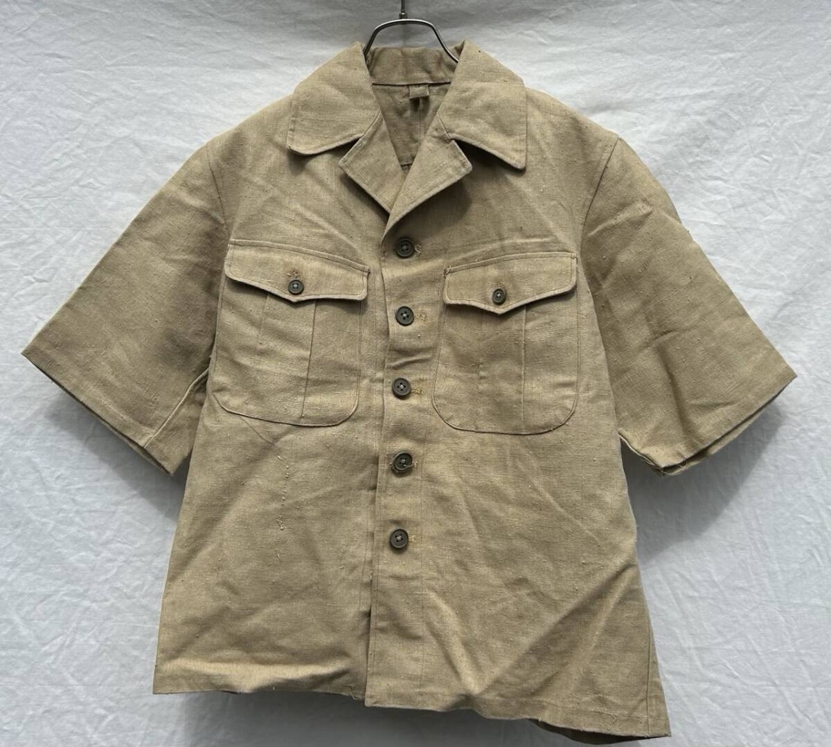 その他 WWII Japanese Tank Officer Summer Jacket WW2 Imperial Japanese Army Officer Type 2 Tropical Khaki Summer