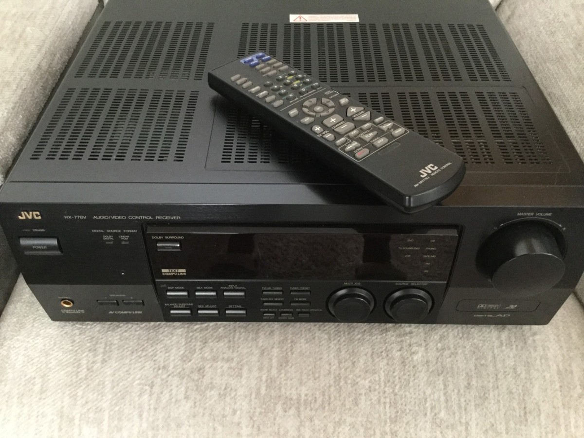 JVC RX-778V Audio Video Control Receiver Stereo/7.1 Surround Sound