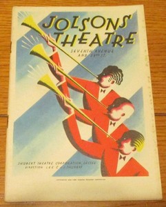 1930 Broadway Playbill "The Count of Luxembourg" W/Roy Cropper  Jolson's Theatre