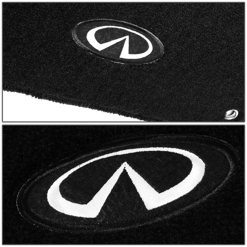 NRG FMR-610-LOGO PARA 2014-2019 INFINITI Q70 JUEGO COMPLETO DE ALFOMBRILLAS 4 PIEZAS DELANTERAS+TRASERAS Foto 2 de 4
